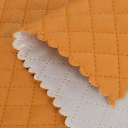 HOMADORN Yellow Quilted Table Runner image 3