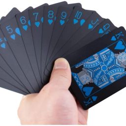 Waterproof Plastic Deck Poker Playing Card Flexible PVC Gold Play Cards-image-42
