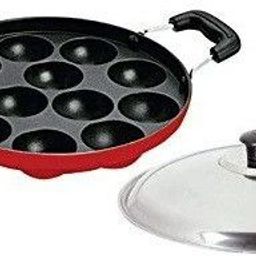hriday PP-ALUMNM-Paniarakkal-7717 Paniarakkal with Lid 1 L capacity 25 cm diameter-picture-6