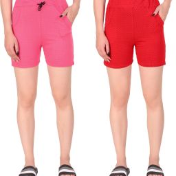Pack of 2 Polka Print Women Boxer-image-25