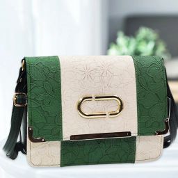 Green Women Sling Bag Dark Green Sling bag for Women and Girls / Side bag / Handbag / Cross body bag-image-2