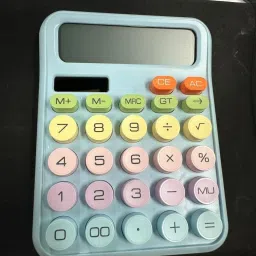 ladila 12 Digit Calculator, Big Buttons Easy to Press,Colorful Candy Calculator BasicCalculator image 3