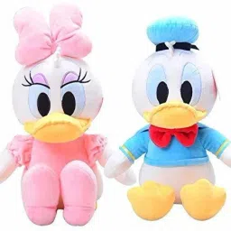 Soft toy cartoon character Donald duck - 30 cm (Multicolor) (Pack of 2) - 30 cm-6
