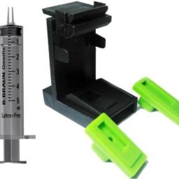 ARK Ink Suction Tool Kit For Cartridge & Nozzle Cleaning For Use With HP 678, 803, 680, 802, 21, 22, 56, 57, 818, 901, 702, 703, 860, 861 & Canon 830, 831, 740, 741, 89, 99, 40, 41 Black & TriColor Ink Cartridges With Free Syringe Black Ink Cartridge-image-76