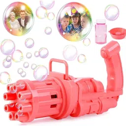 Bubble Gun for Kids with 8 Hole Gatling Bubble Machine Gun Water Gun-36