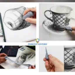 pehrovin KNEADABLE ERASER / ERASER FOR SKETCHING / POTRAIT MAKING / ESSENTIAL ERASER FOR SKETCH ARTIST/ MOULDABLE ERASER/ ERASER FOR CHARCOAL SKETCHING Non-Toxic Eraser image 3