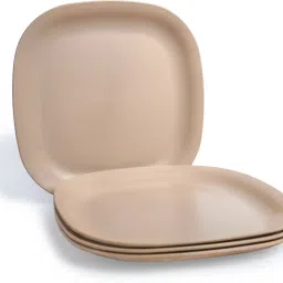 Solid Unbreakable Plastic square 9 inch Dinner Plate-17