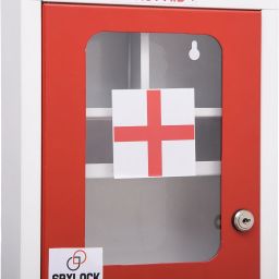 1 First Aid Box Pill box Emerganvy Medical Kit Wallmount home School Multi Patesan Pill Box-2