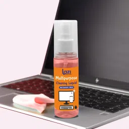 LAZI Laptop Screen Cleaner Cleaning Liquid Spray kit with Micro-Fiber Cloth ( 100ml ) for Laptops, Computers, Mobiles, Gaming-23
