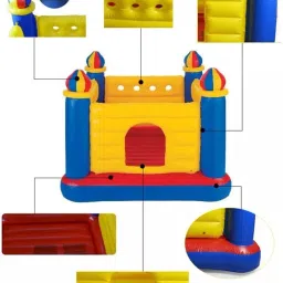 PLAYHOUSE JUMP -O-LENE 3102 Inflatable Bouncer With Free Pump Inflatable Hoppers & Bouncer-35