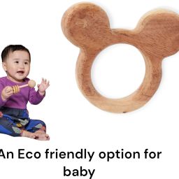 nagina craft neem wood baby theether Teether image 3