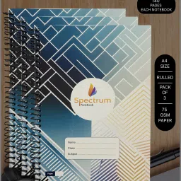 Spiral Notebook A4 Notebook Ruled 140 Pages-image-71