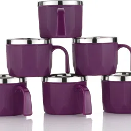 Pack of 6 Steel TEA CUP SET-image-89