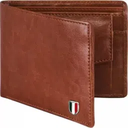 Men Casual, Trendy, Formal Tan Artificial Leather Wallet-image-28