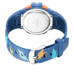 V2A Kids Dial & Straps Digital Multi-Function Watch DK8206-Dino-Blue image 2