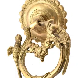 Indianshelf Yellow Parrot Door Knocker-42