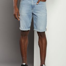 Calvin Klein Jeans Men Mid-Rise Washed Denim Shorts-picture-9