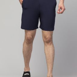 Apraa & Parma Men e-Dry Technology Mid Rise Knitted Sports Shorts-45