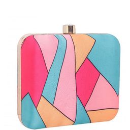 Anouk Geometric Printed Box Clutch With Shoulder Strap image 3