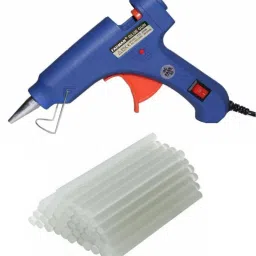 Blue Mini 20 Watt & 25 Glue Sticks Hot Melt Glue Gun For Art & Crafts, DIY, Kirigami, Paper, PCB, Plush Toys, Crafts, Wood, Box Standard Temperature Corded Glue Gun-30