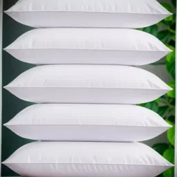 LUXURY Polyester Fibre Solid Sleeping Pillow Pack of 5-27