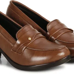 ishransh Formal and trendy Heel Loafers Loafers For Women-picture-4