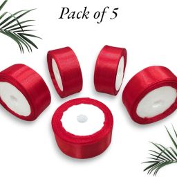 5 satin ribbon roll for Red Satin Ribbon-22