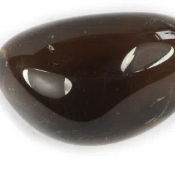 128-Smoky Quartz Brazilian-Single-Tumble-Stone-1pc Regular Asymmetrical Crystal Stone-image-14