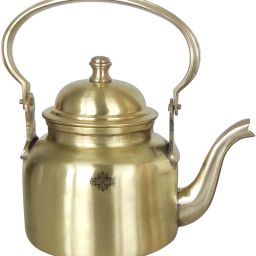 Pack of 1 Brass Hammered Tea Pot Kettle-image-26