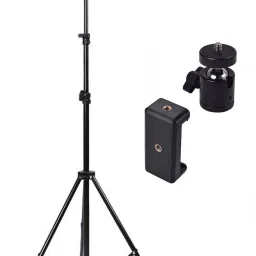 SHUDAUSHI 6.9" feet (200cm) strong Metal mobile phone tripod/camera stand Tripod Ball Head, Tripod Kit-44