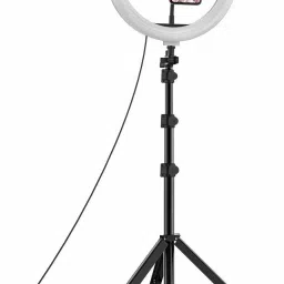 Webilla 10 Inch Ring Light With Tripod Stand In 3 Modes Adjustable Light Dimmable Light For smartphone Ring Flash-29