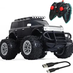 Rechargeable Adventure Jeep Off Roader All-Terrain & 4 Headlight Mode RC Car-19