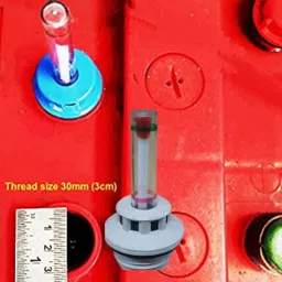 myjas inverter battery water level float indicator cap set 30mm thread 12 pcs Height Gauge image 3