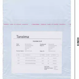 Plain Tamper Proof Courier Bag with document pouch Pod, 6X8 Inch, Security Bag-picture-12