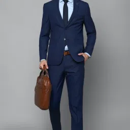 Men Single Breasted - 2 button Solid Suit-image-70
