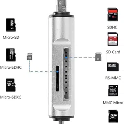 A1 Galaxy Type C OTG+USB HUB + Card Reader (3 in 1) Suitable for SAM & Higher Models Smart Phones USB Hub image 2