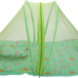 coo coo Polyester Kids Washable Mafatlal Baby Mosquito Net (18x32 in) | Soft, Breathable & Foldable Design Mosquito Net image 3