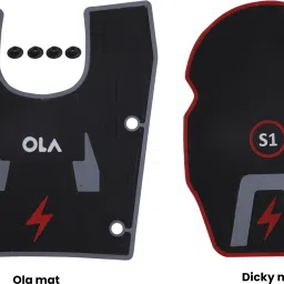 Footmat & Dicky Mat Compatible for O.l.a S1 Pro Gen 2 | S1 Air | S1X Plus Ola Universal For Bike Two Wheeler Mat-15