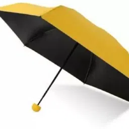 UV Protected Folding Compact Pocket Umbrella with Cute Capsule Case(yellow) Umbrella-image-57