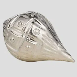 Silver (98% Purity) Holy & Sacred Coconut for Pooja & Gift, Pure Silver Nariyal Decorative Showpiece - 3.5 cm-picture-27