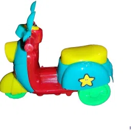 Push And Go Run Fast Scooter Toy (multicolor pack of 1)Made In India-image-12
