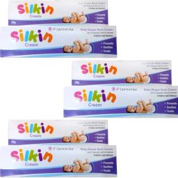 SILK-IN BABY DIAPER RASH CREAM FOR SOFT & SMOOTH SKIN PACK OF 50g x 3-image-67