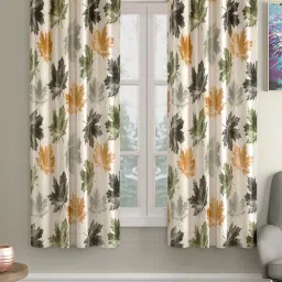 153 cm (5 ft) Polyester Semi Transparent Window Curtain (Pack Of 2)-18