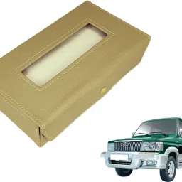 Basic-Beige Tissue Box Leatherette-384 Vehicle Tissue Dispenser-image-52