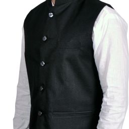 Self Design Men Waistcoat-image-57