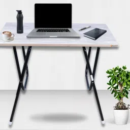 Fold Space Saver Foldable Engineered Wood Study Table-11