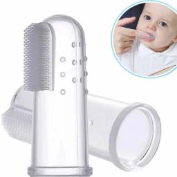 Baby Finger Tooth Brush with Holder (Kids Toothbrush; Non-Toxic) Soft Toothbrush-image-50
