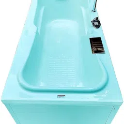 Rex 5.5 ft Acrylic Bathtub with Front Panel, Side Panel & Filler System Free-standing Bathtub-image-55