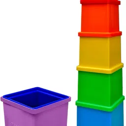 little's Rainbow Stacking Cubes image 4