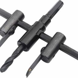 30mm to 120mm Adjustable Circle Hole Saw Cutter Wood Twist Hole Tools Drywall Drill Bit Round Cutting Hole Saw for Woodworking Plaster Board Plastic 30mm to 120mm Adjustable Circle Hole Cutter Saw Kit Specialty Woodworking Bits-7